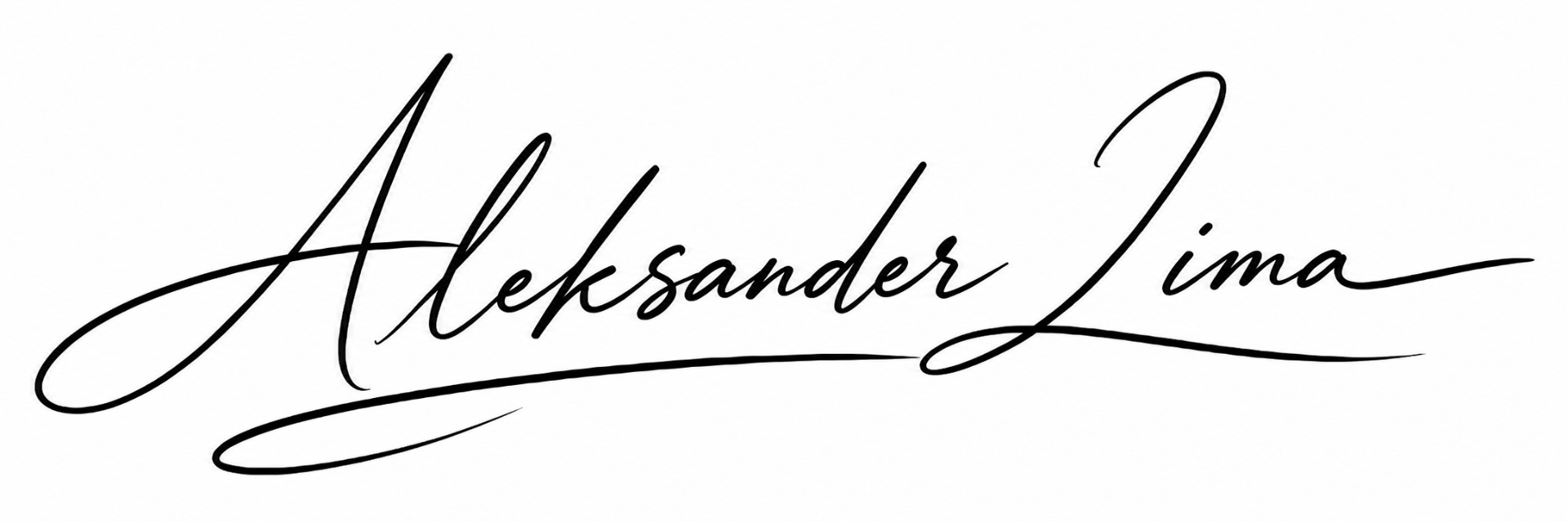 Assinatura de Aleksander Lima